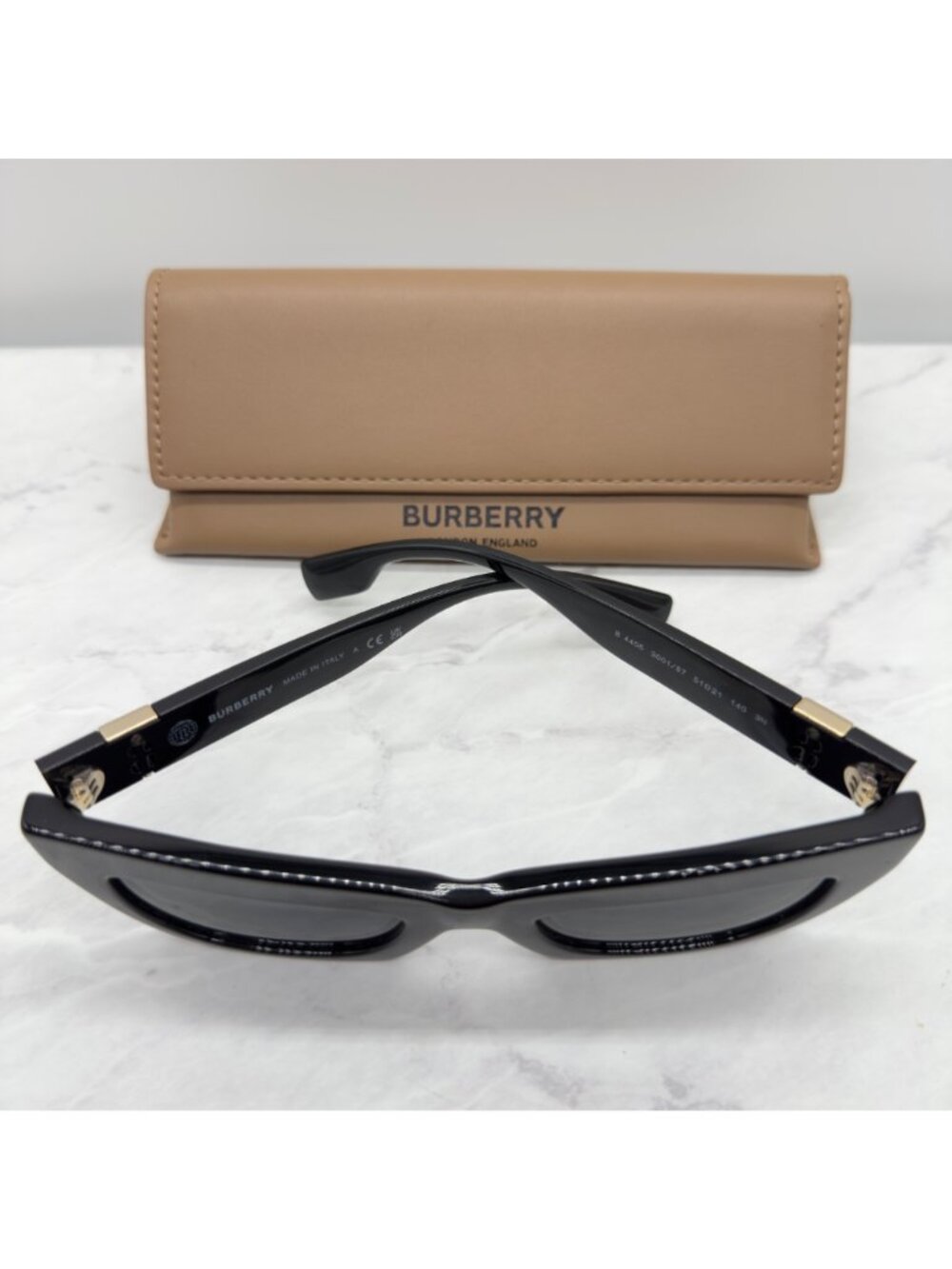 Burberry BE4405-300187 Sunglasses Black 51-21-140 3N Women - Picture 12 of 12